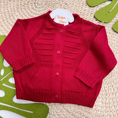 Kit Mauricinho - Vermelho Gola Linha e Asterisco 